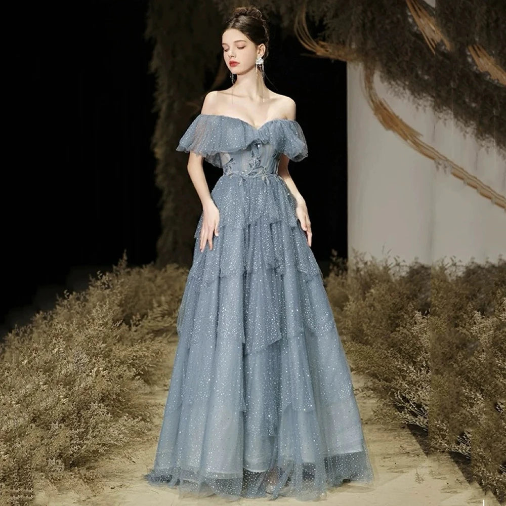 Elegante y lujoso vestido