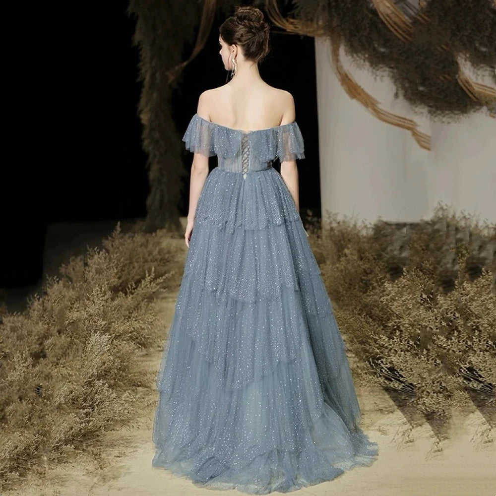 Elegante y lujoso vestido