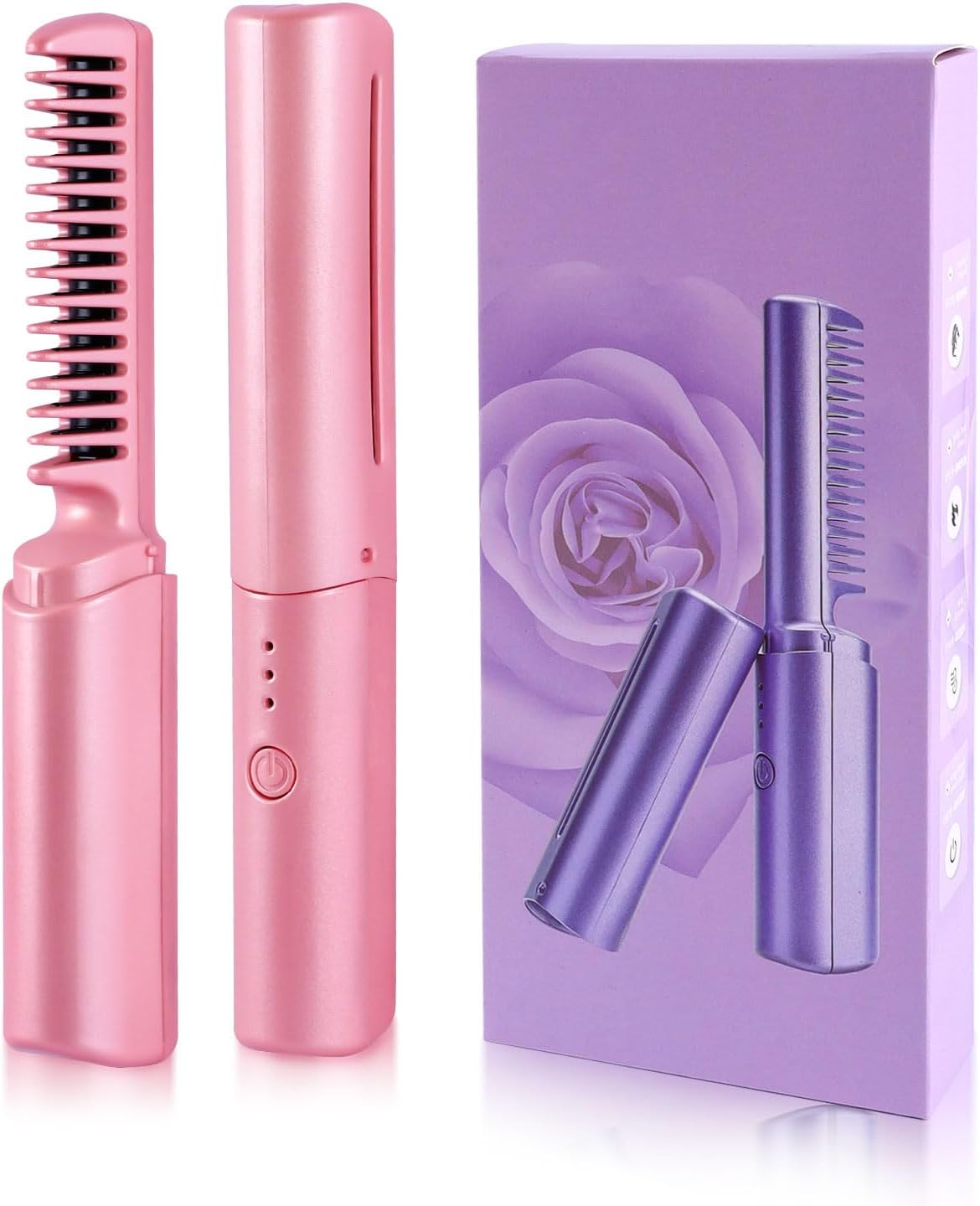 Mini Plancha Recargable 2en1