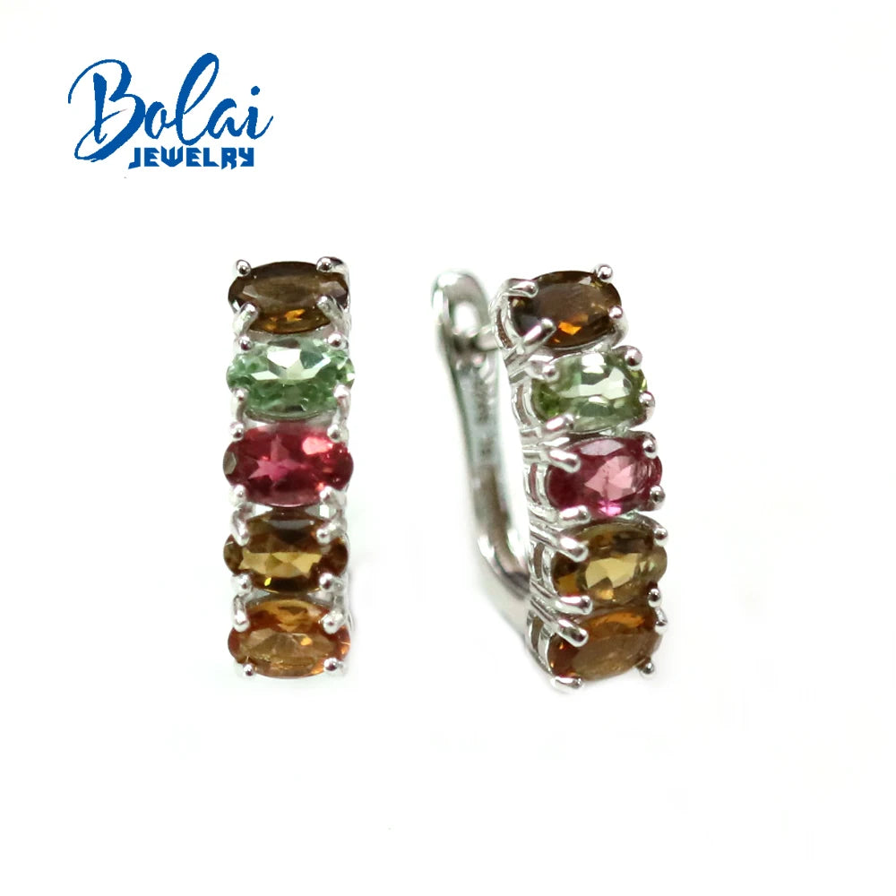 Pendientes con Turmalina Natural