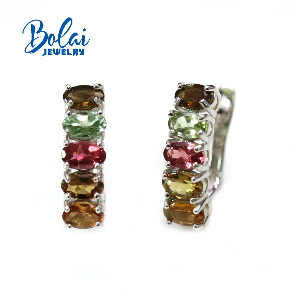 Pendientes con Turmalina Natural