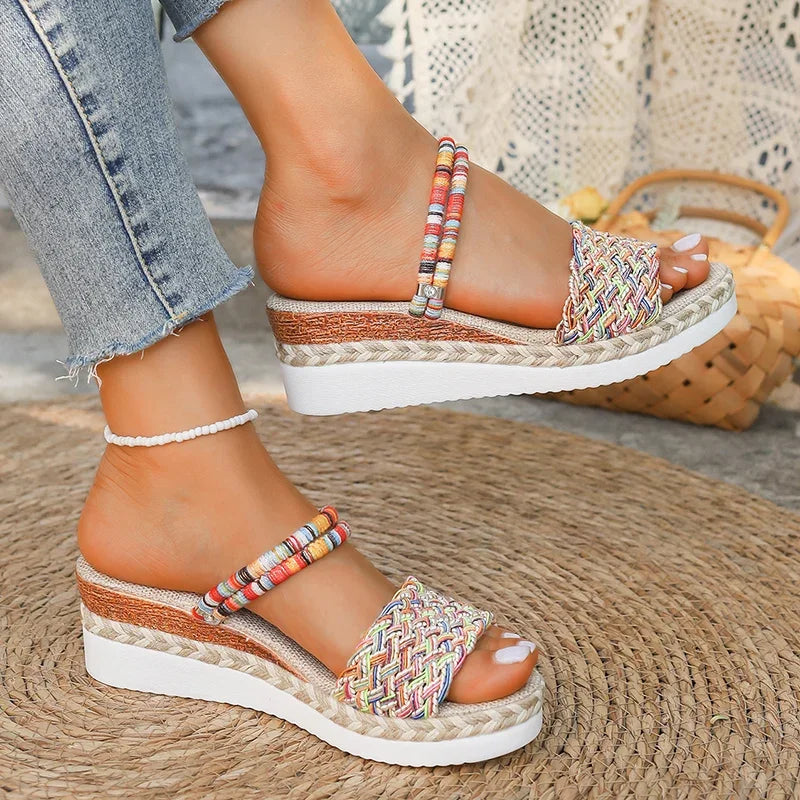Sandalias de colores
