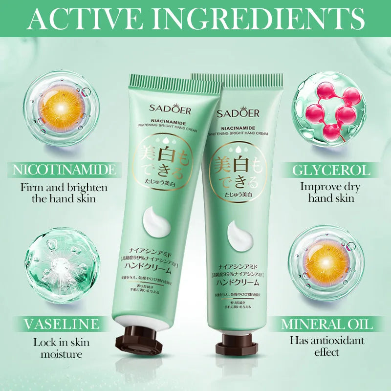 Crema hidratante y nutritiva con nicotinamida