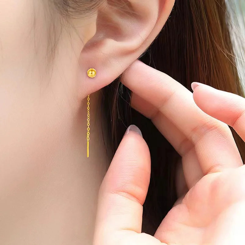 Pendientes  de oro de 18 quilates