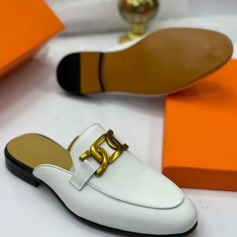 Zapatos Casual con Hebilla de Caballo