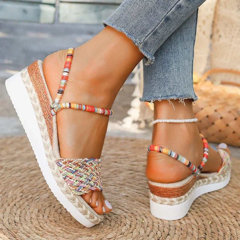Sandalias de colores