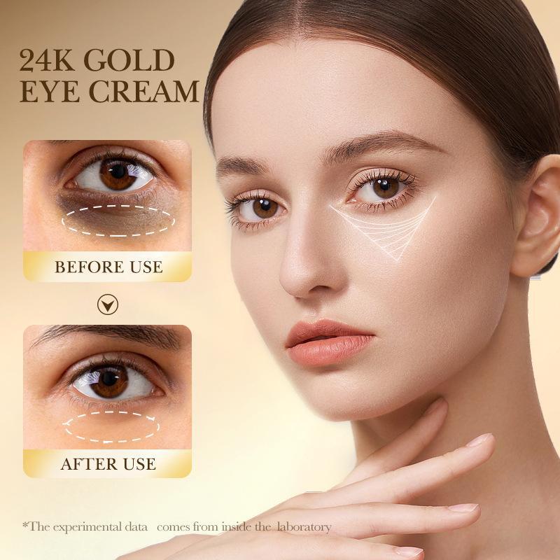 Contorno de Ojos Multi efecto con Hialurónico 24K – Hidratación, Reafirmación